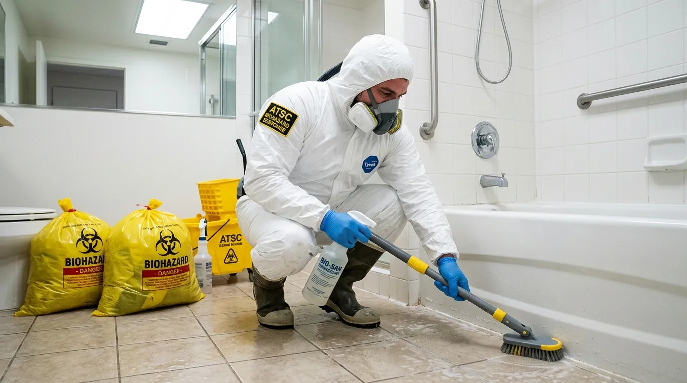 Decontamination equipment deployed for Blood Cleanup in Glenpool